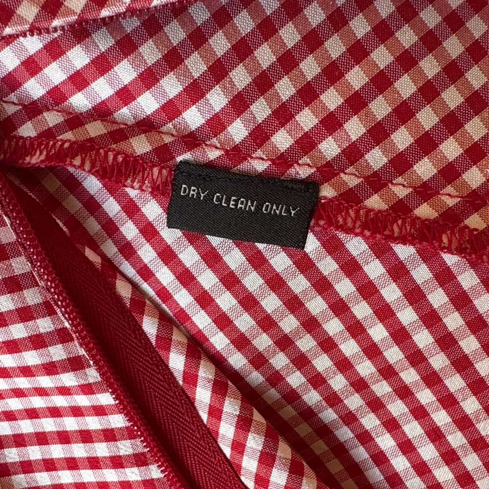 Elegant Red Gingham Ralph Lauren Dress size 6 - Picture 10 of 10